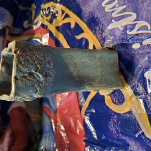 Handcrafted Blue Ceramic Vase